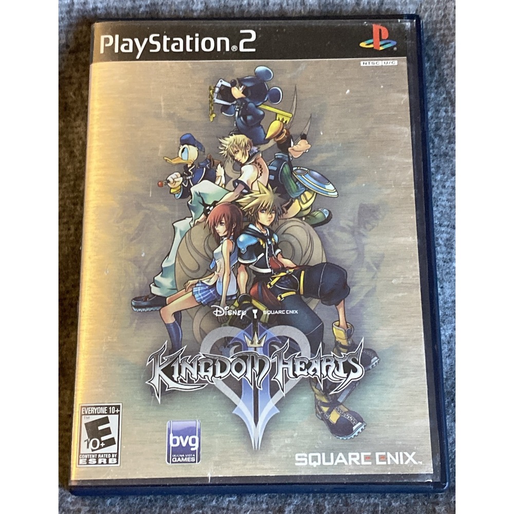 Sony PlayStation 2 PS2 Kingdom Hearts II Fighting Action-Adventure Video Game